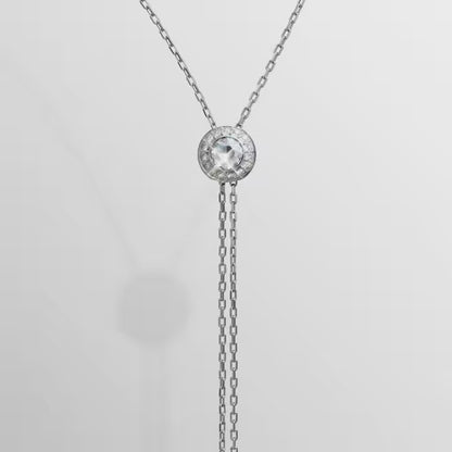 Una Angelic Ayarlanabilir Pırlanta Y Kolye