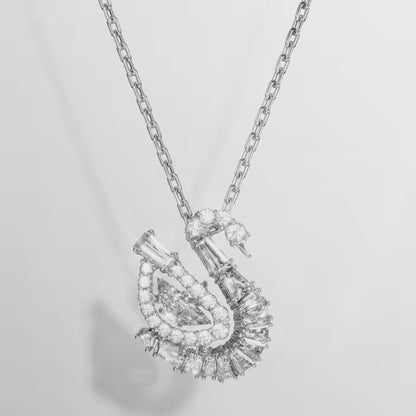 Klasik Swan Kolye (Pembe)