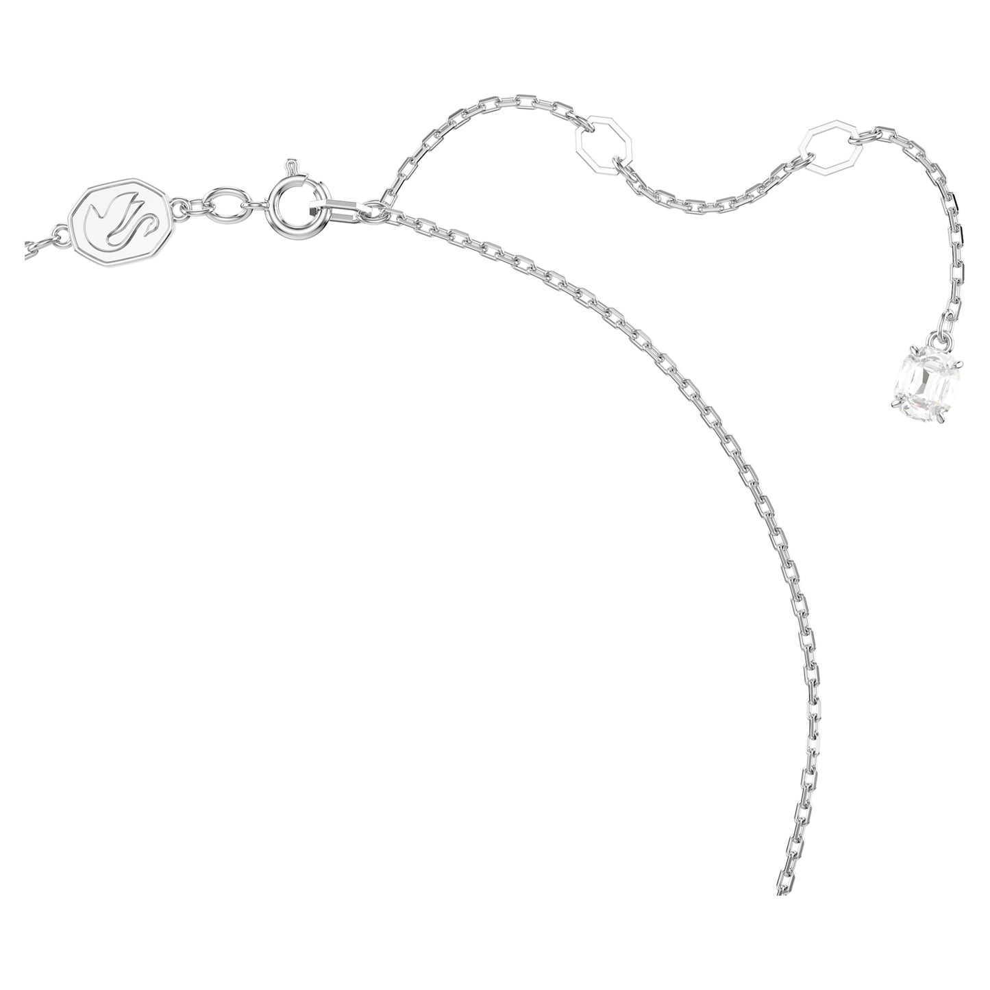 Una Angelic Tek Taş Pırlanta Silver Kolye