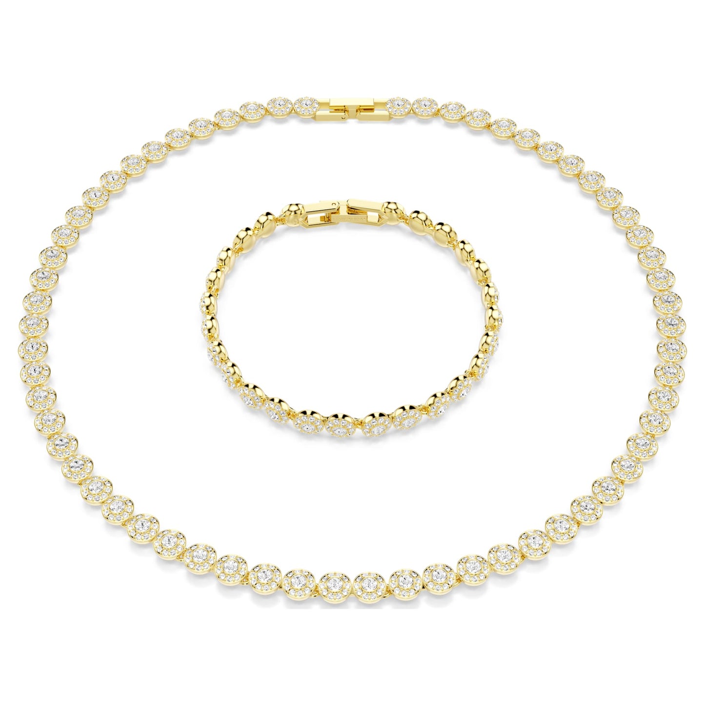 Una Angelic Gold Kolye ve Bileklik Set